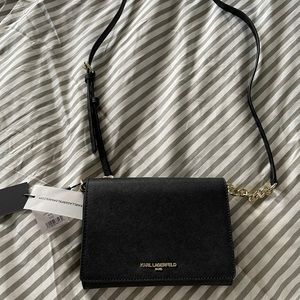 NWT Karl Lagerfeld black crossbody bag